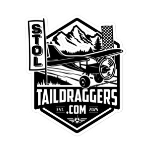 STOL Taildraggers.com Sticker
