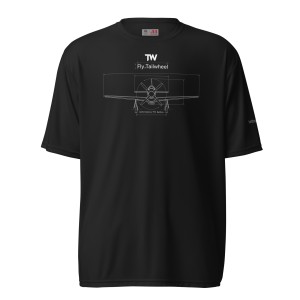 P-51 Mustang TW - Fly Tailwheel Collection - Performance Tech Tee