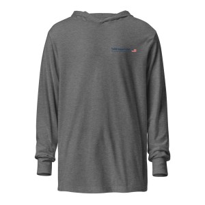 Fly Tailwheel Hooded long-sleeve tee gray