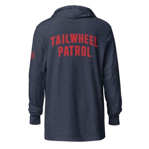 Tailwheel Patrol Hooded long-sleeve tee
