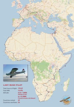 Solo Flight Around Africa with my Piper Super Cub