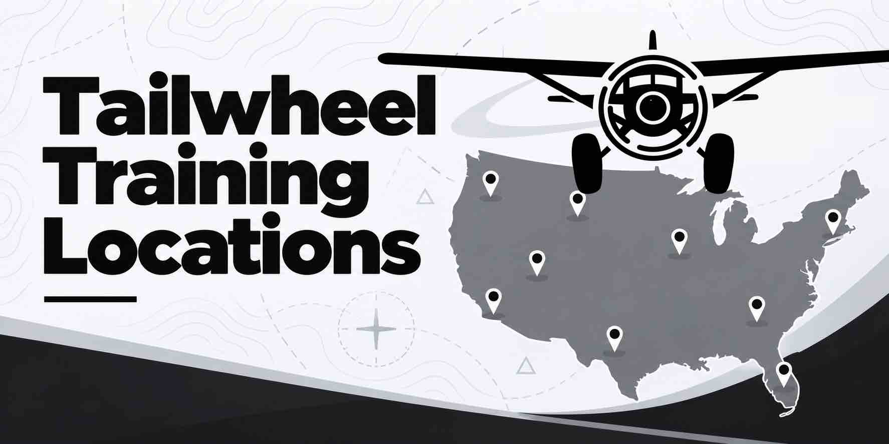 Tailwheel Training Locations map
